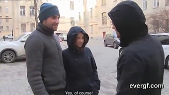 A Man Without Money Lets His Attractive Partner Have Sex With Another Man For Money