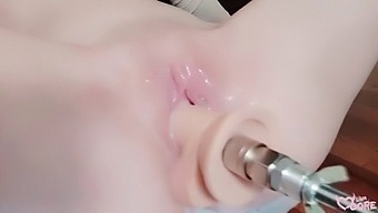 Solo Play With Ejaculation And Messy Finish
