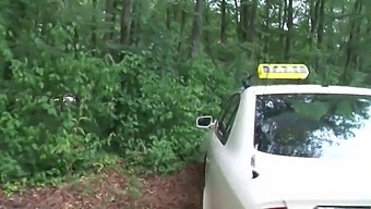 A Mature German Taxi Driver Assists A Client With A Sexual Encounter