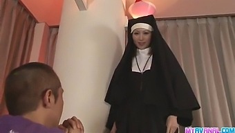 Rika Sakurai, A Sinful Nun, Enjoys Anal Pleasure In Hardcore Video