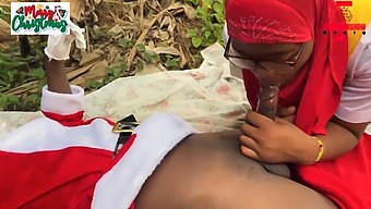 Top-Rated Nigerian Romantic Encounter In A Farmyard During Christmas. Sign Up For Red