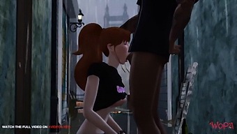 Teaser: Makoto'S First Public Affair - Street Sex